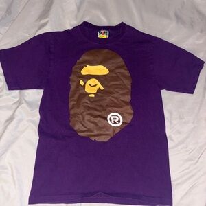 Purple Bape Graphic Tee